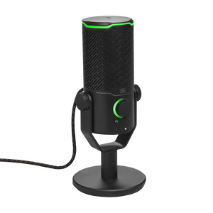 JBL Quantum Stream Studio - Chrome - Quad pattern premium USB microphone for streaming, recording and gaming - Detailshot 2